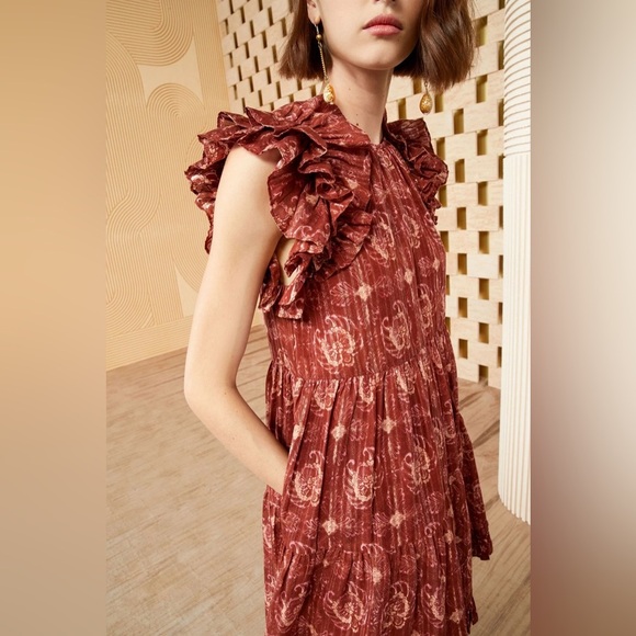 Ulla Johnson Amaranthus 'Adele' Mini Dress |Size 4| NWT - Picture 2 of 11